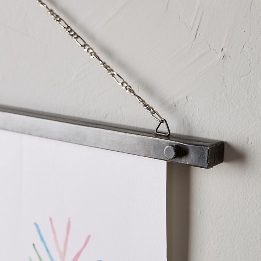 Anthropologie Brass Zing Medium Print Hanger - Picture 3 of 5